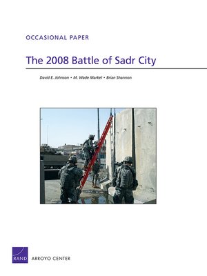 cover image of The 2008 Battle of Sadr City